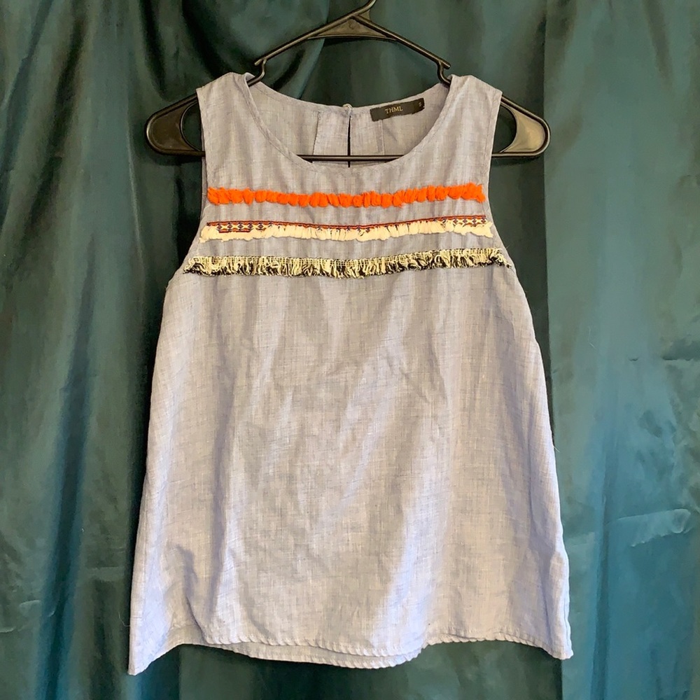 Super cute abstract tank top!